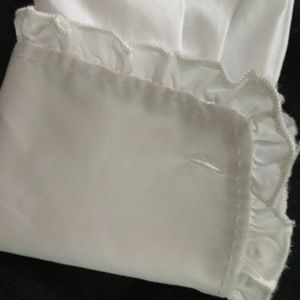 NWT@$158 FRENCH CUFF Ruffle & Pick-Stitched Elie Tahari DESIGNER Cotton Shirt